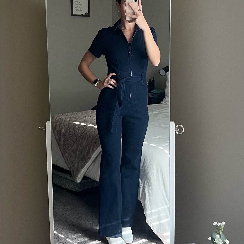 Urban Outfitters Navy Jumpsuit